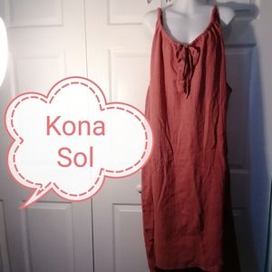 Tie Back Cover-Up Midi Dress